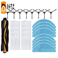 A43Z-For Blaupunkt Bluebot XBOOST / XPRO Replacement Accessories Main Side Brush Hepa Filter Mop Cloth
