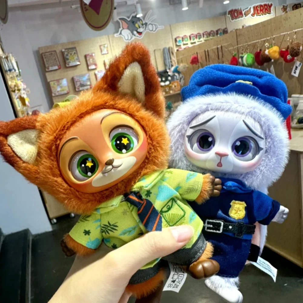 Zootopia صندوق أعمى لطيف نيك جودي عمل الشكل Zootopia أفخم دمية من الفينيل صندوق غامض شخصيات كرتونية الكرتون جمع لعبة مجسمة