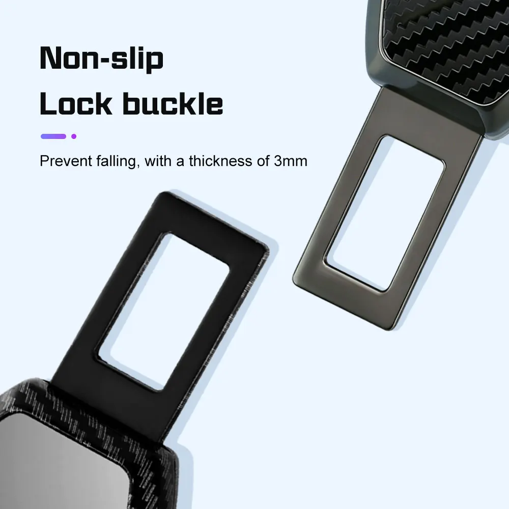 Seat Belt Extender Plug Car Safety Buckle Clip Auto Interior Accessories Seatbelt Extension Connector For XPeng G6 G9 P7 P5 2