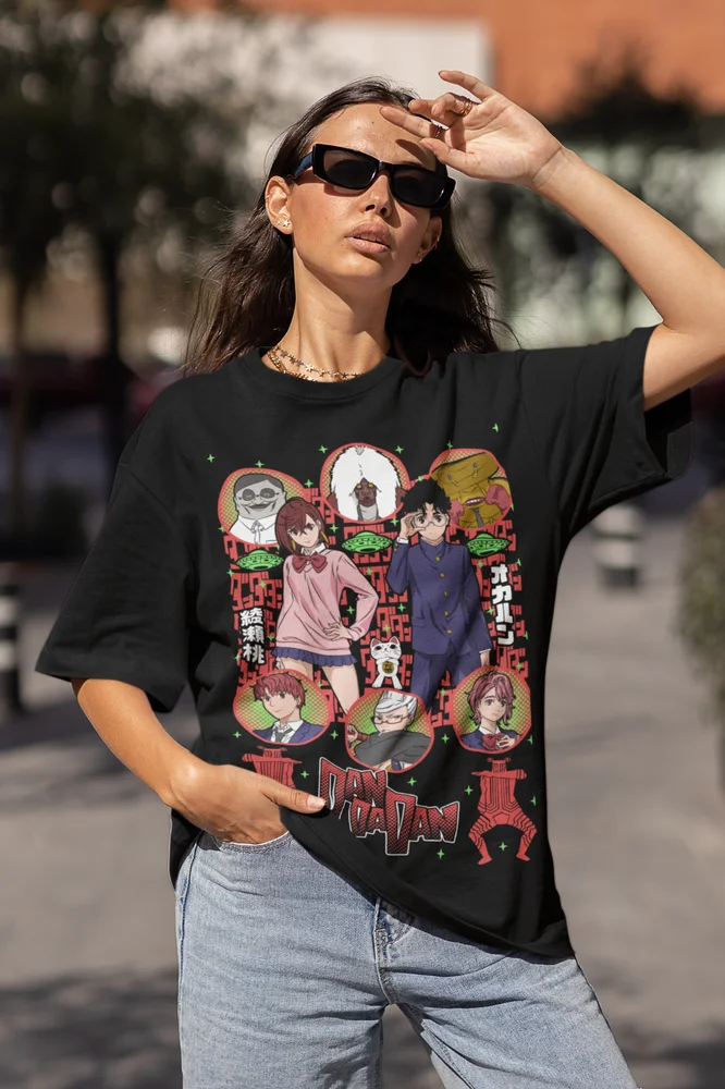 Dandadan T-shirt Okarun Momo Ayase Okarun Exclusive Anime Gift Shirt All Size