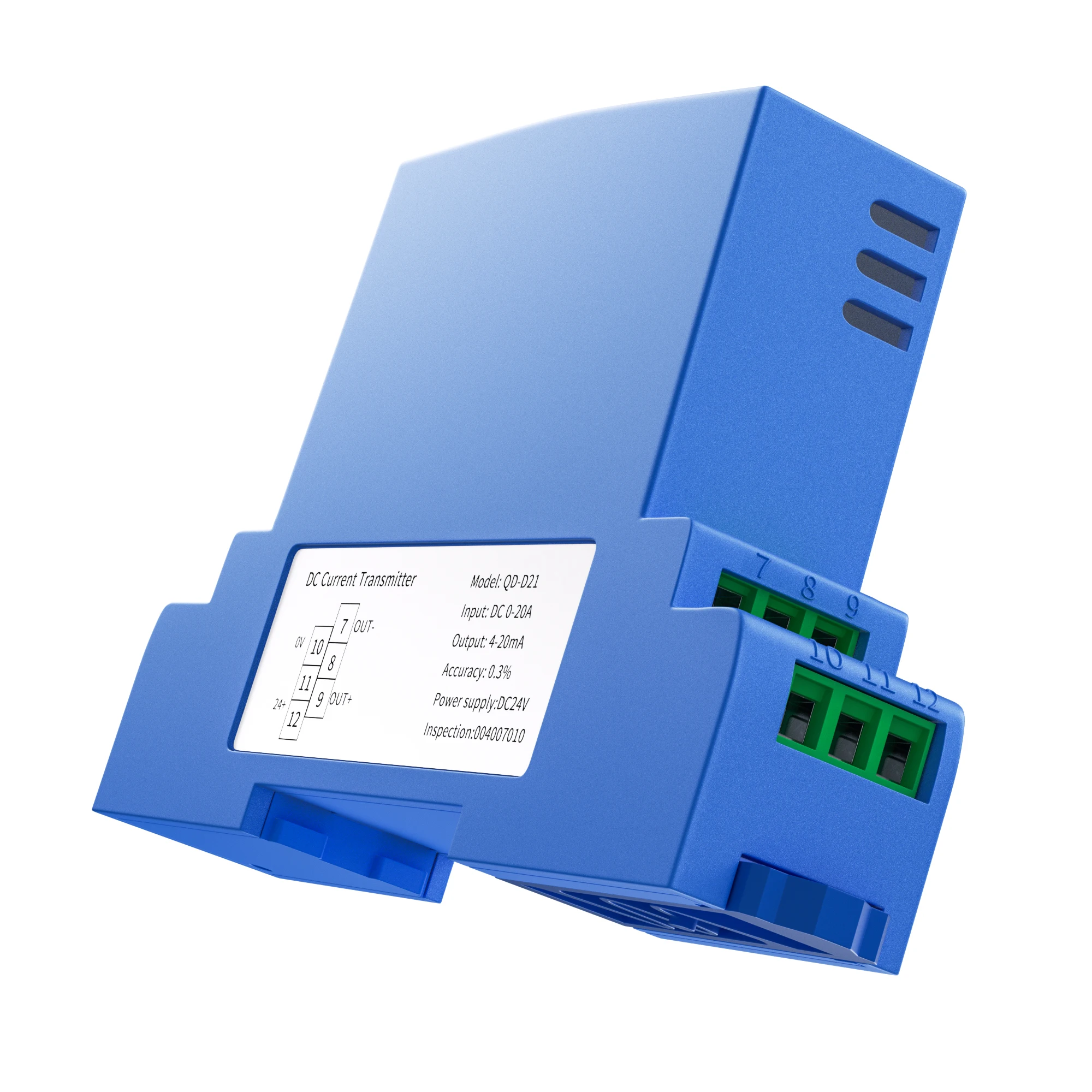AC 0-1A 0-2A 0-3A 0-5A a 4-20mA 0-20mA 0-10V 0-5V Transductor de corriente AC 10A a 4-20mA Sensor transmisor de señal de corriente