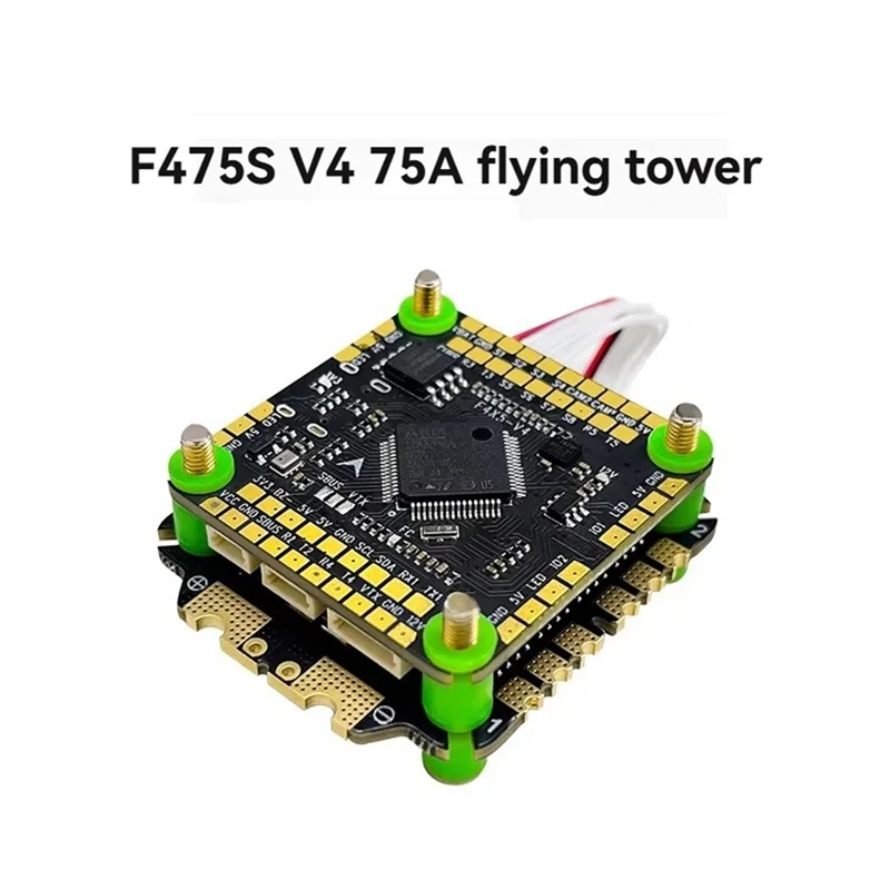 AA87 F475S V4 FPV Stack FC&ESC F405 V4 Flight Controller 75A ESC 3-8S 30.5X30.5Mm For FPV Racing Drone