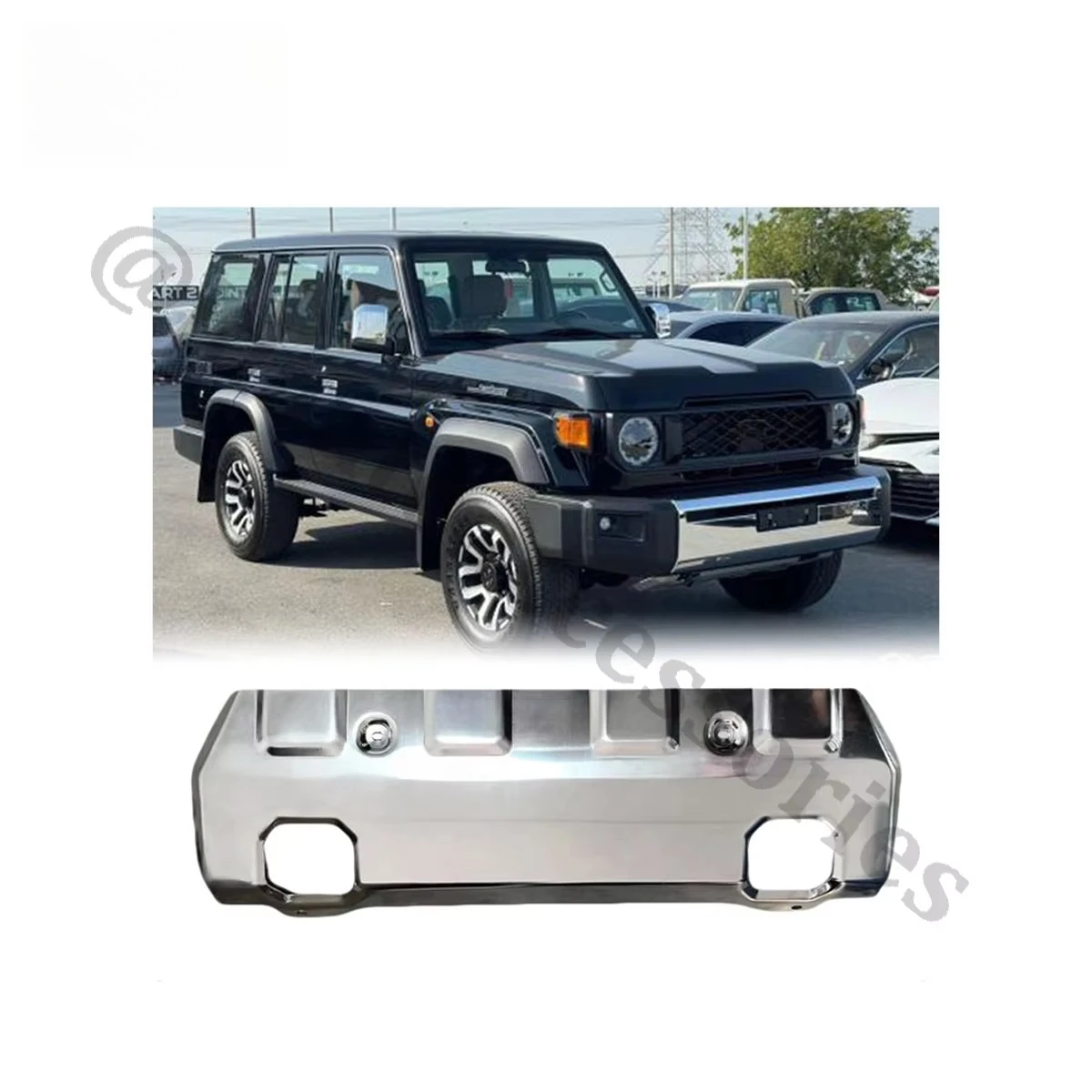 Steel Engine Guard Cover Car Skid Plate for Land Cruiser 70 Series LC75 LC76 LC79 FJ79 HzJ79 Pickup Pickup Car Skid