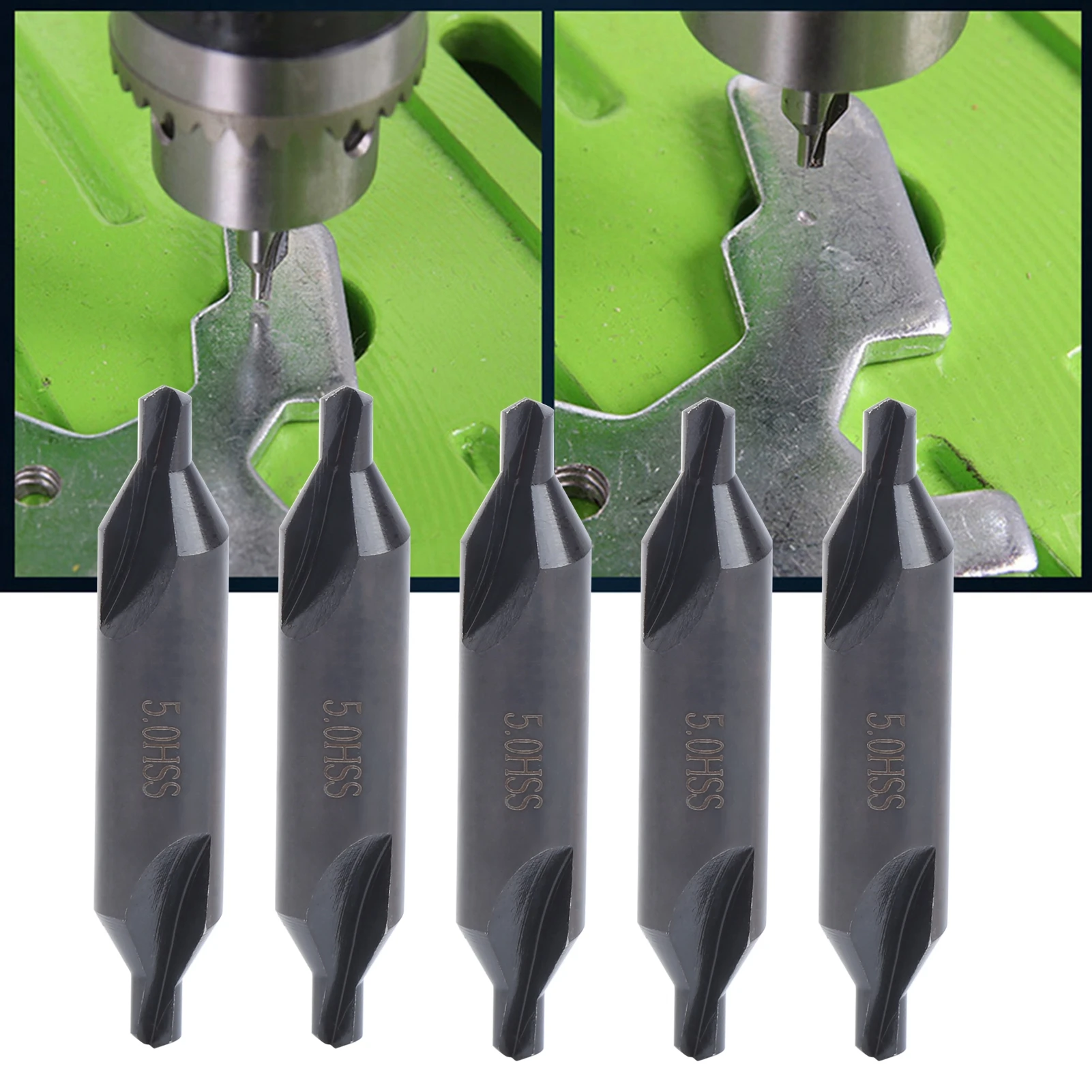 

Power Tool Accessories for Milling Machines High Speed Steel Positioning Tools 5mm Drilling Tools Positioning Drill Bits