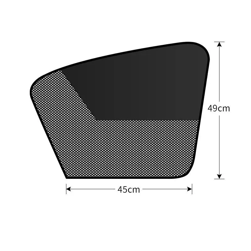 Magnetic Car Window Sunshade 1 2 4Pcs Sun Insulation Heat Shield for Outdoor Parking Protective Cover