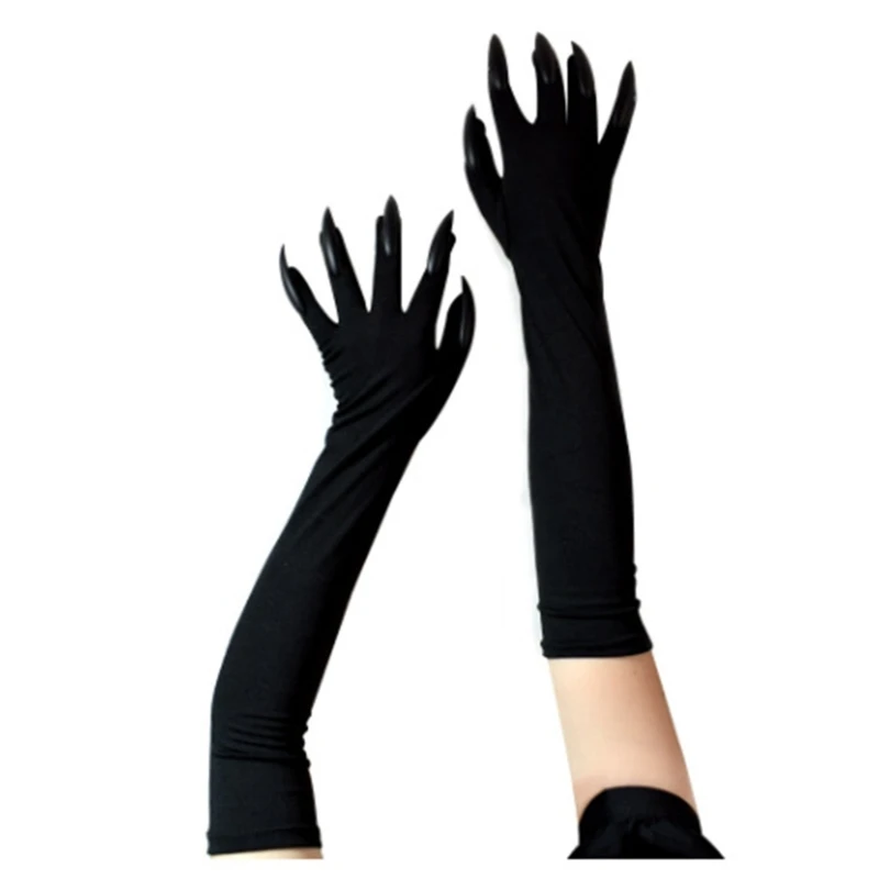 Unisex Halloween Handschuhe Pelzigen Tier Hand Abdeckungen Karneval Party Fäustlinge für Halloween Weihnachten und Ausgefallene