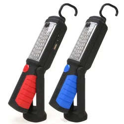 Super Bright USB Rechargeable 36+5LED Work Light Stand Portable Flashlight for Outdoor with Magnet Hook