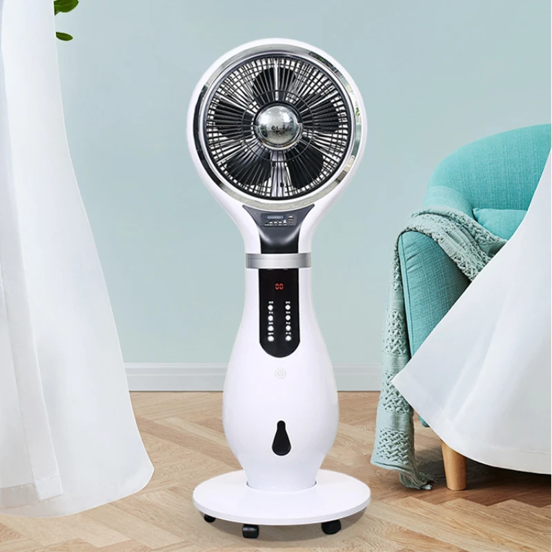 

Air Circulator Household 220V Electric Fan Indoor Desktop Fan Negative Ion Shaking Head Water Atomization Floor Fan