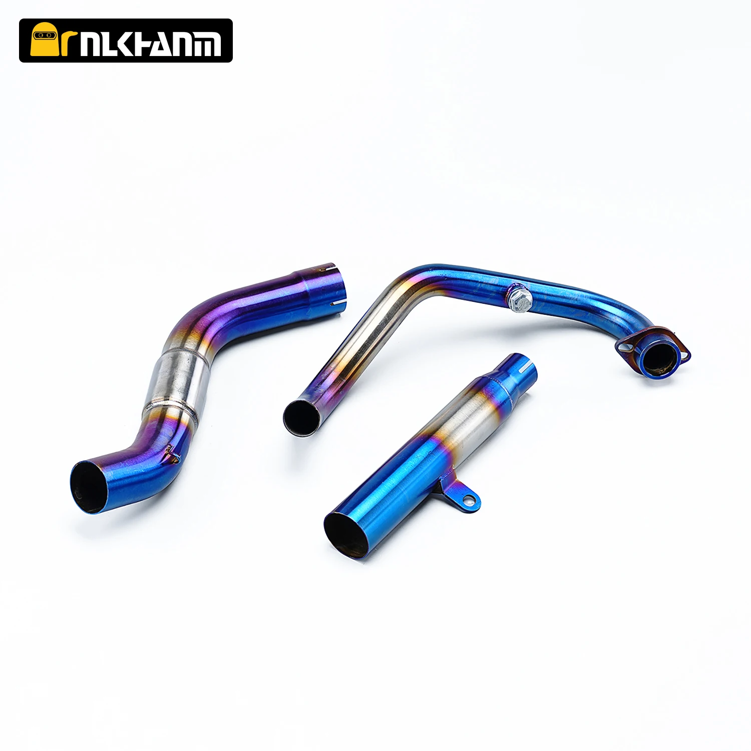 Slip On Motorcycle Exhaust Muffler Escape Modify Front Middle Link Pipe With Catalyst For ZONTES ZT310R ZT310T ZT310 ZT310X 2021