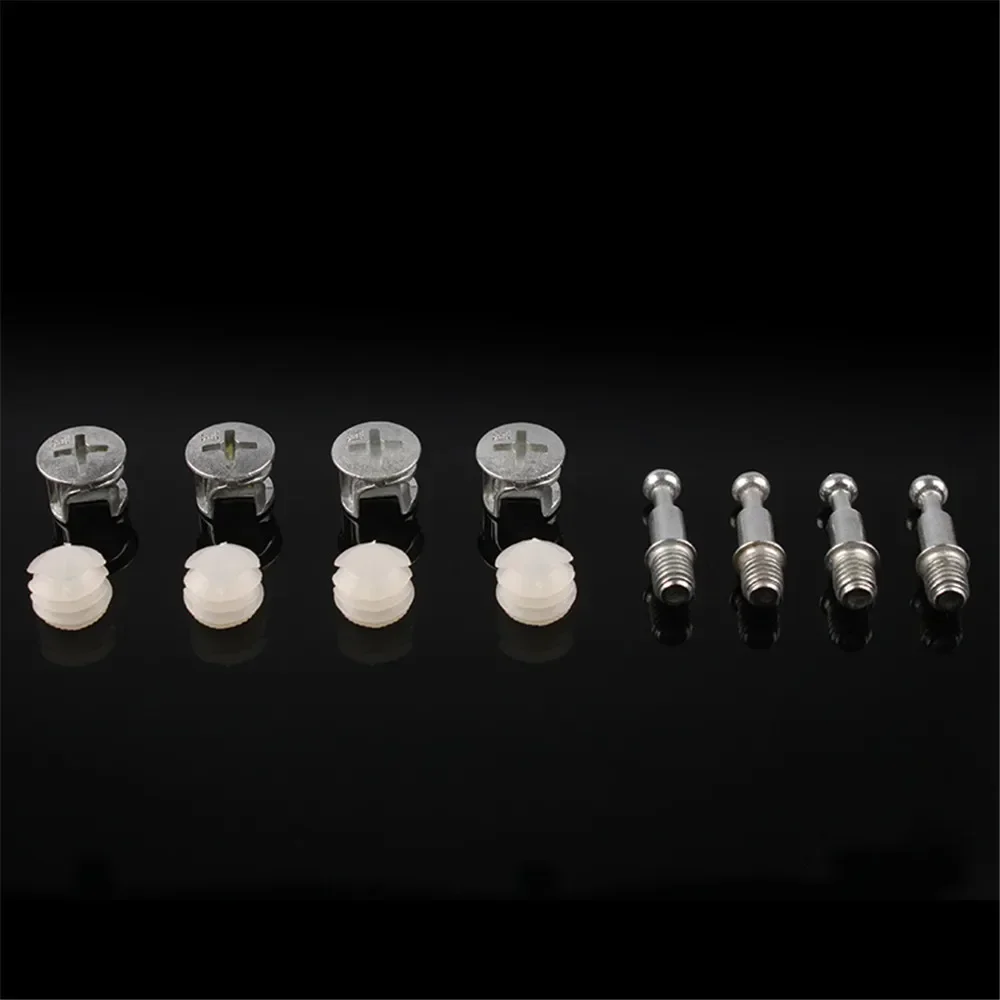 Three-in-one Screw Furniture Connection Piece Wardrobe Closet Link Fixed Fitting Eccentric Nut Connection