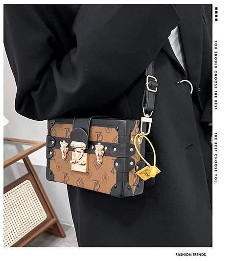 Luxury Handbags Fashion 2024 Box Women Messenger Shoulder For Daily Designer Female One Shoulder Bag