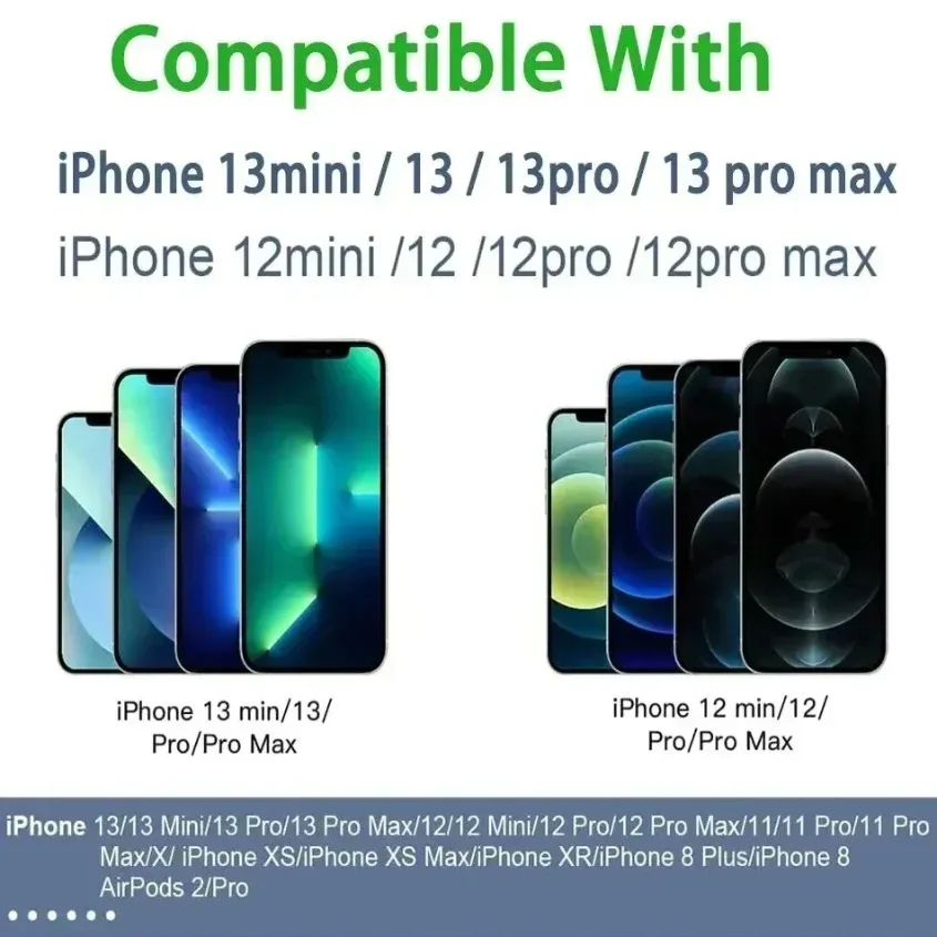 New 30W Fast Charger Original Magnetic Wireless Device For iPhone 16 15 14 Pro Max Mini USB C 8 Plus XR X XS MAX Airpods image 6