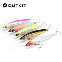 OUTKIT High Quality 1pcs Thrill Stick Fishing Lure 12/17g Sinking Pencil Long casting Shad Minnow Artificial Bait Pike Lures