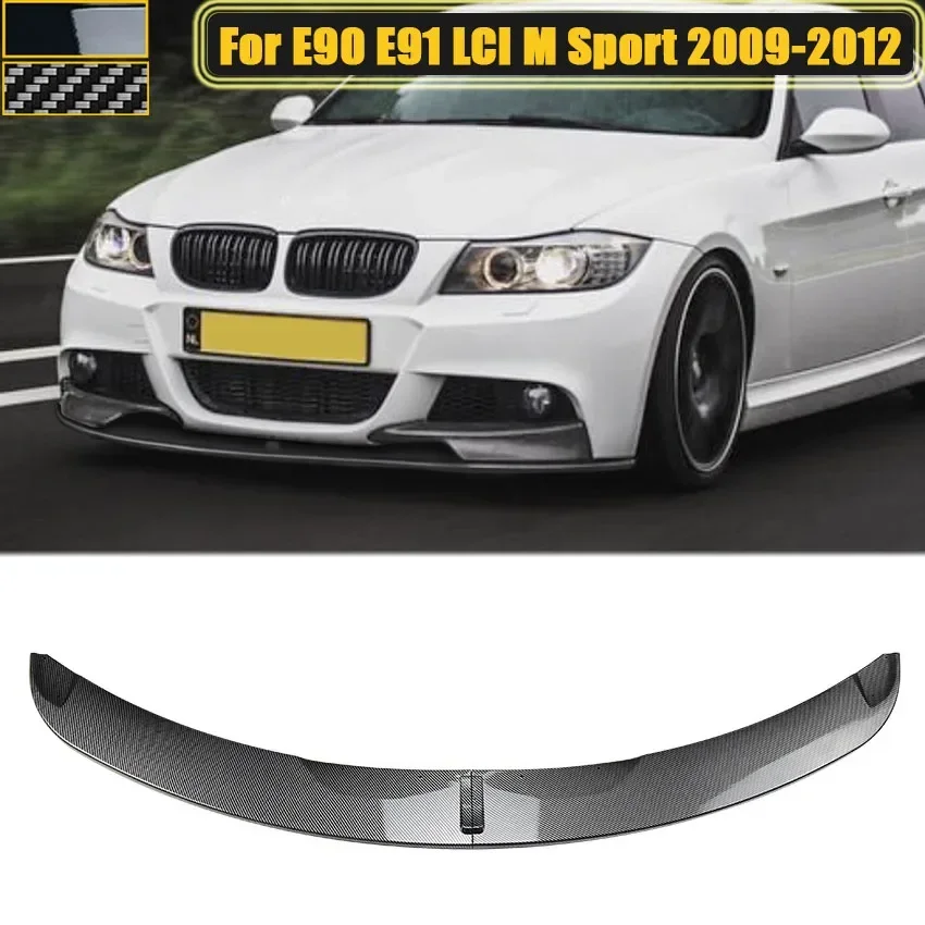 

2PCS/SET For BMW 3 Series E90 E91 LCI M Sport 2009-2012 Front Bumper Lip Spoiler Splitter Body Kit Guard Car Accessories