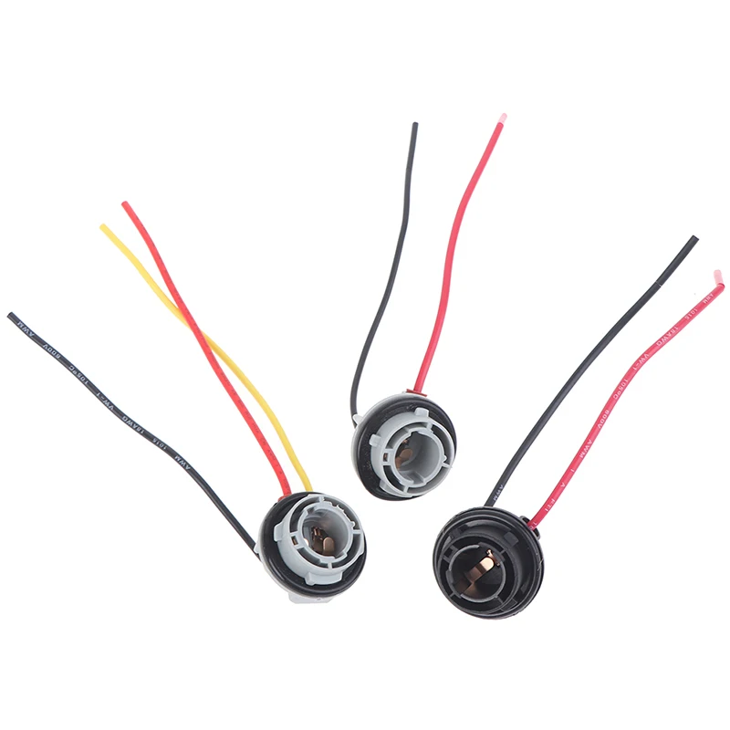 ❤️ 2pcs 1156 1157 Bulb Socket BAY15D Lamp Holder P21/5W  Adapter Base Connector For Brake Light Plastic Car Accessories