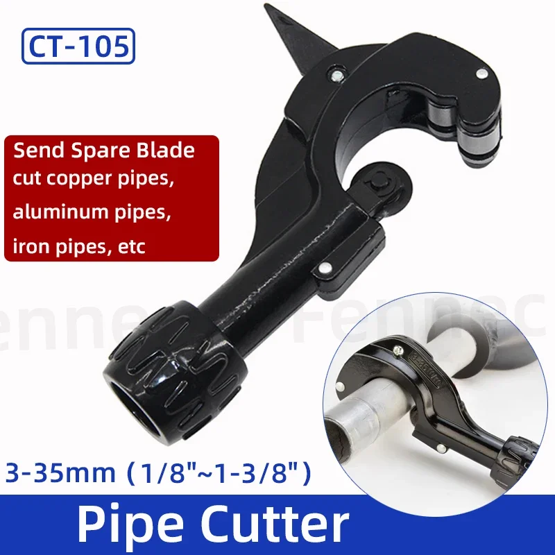 Pipe Cutter Roller Bearing Pipe Tube Shear Cutter  for 3-35mm CT-105 Copper/aluminum/iron/stainless Steel Pipe Cutter Tool