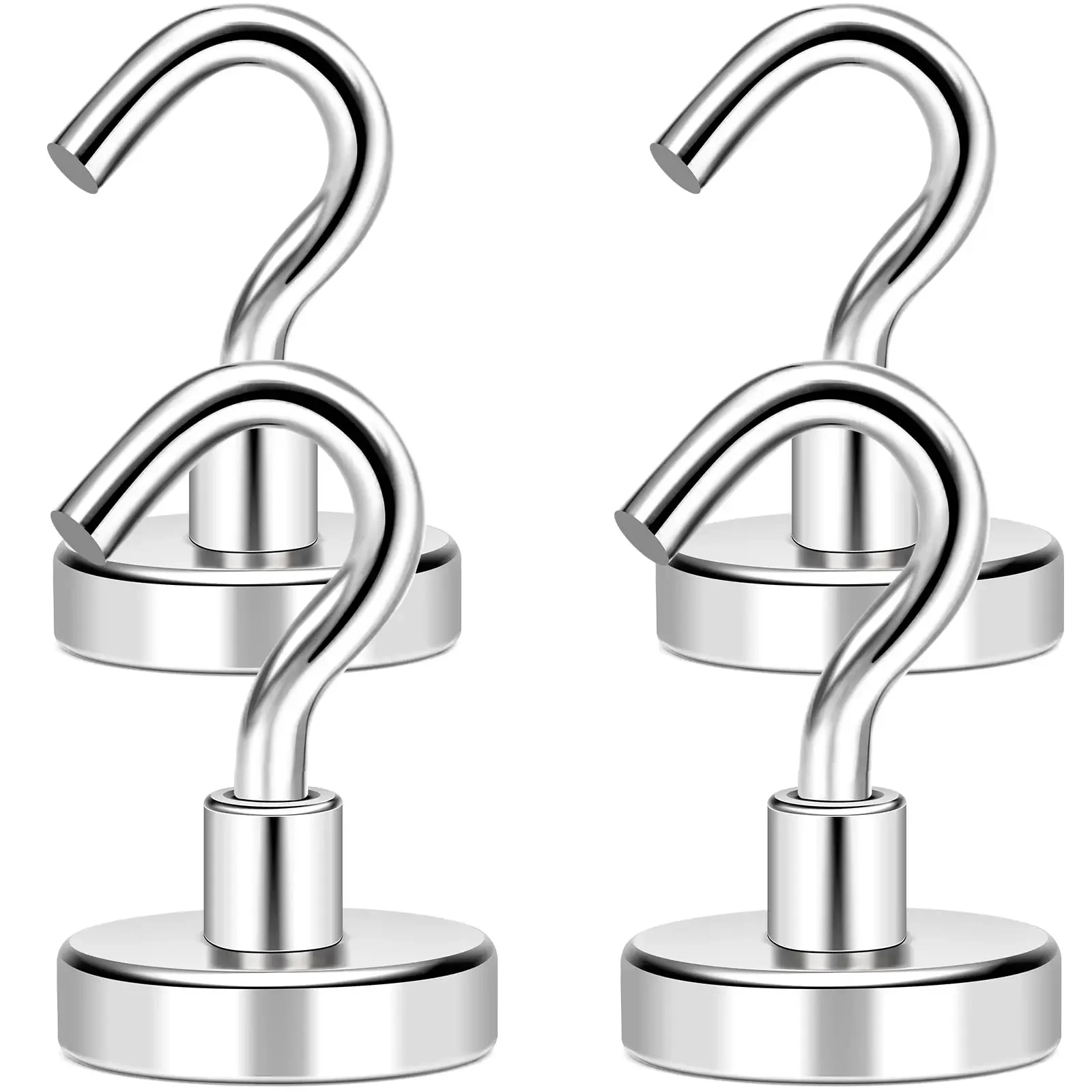 

Magnetic Hooks Heavy Duty Strong Magnet Hooks Rust Proof Indoor Outdoor Hanging Kitchen Home Cruise Workplace Office and Garage