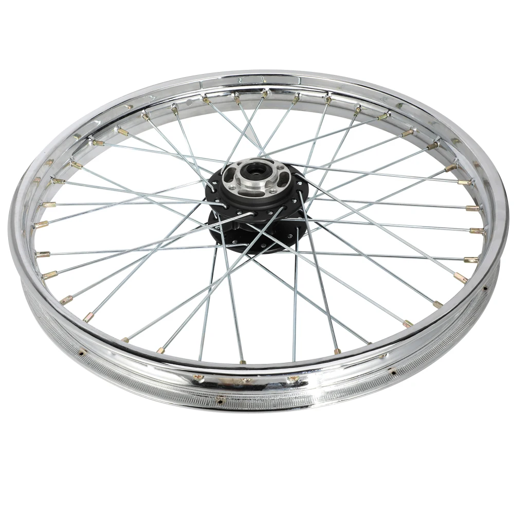 Front 21*1.6 Wheel Hubs Rim Motorcycle Accessories For Hawk 250 Hawk250 Mini Street Dirt Bike Motocross Alloy Steel