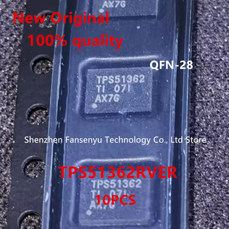 

(10piece)100% New TPS51362 TPS51362RVER QFN-28 Chipset .