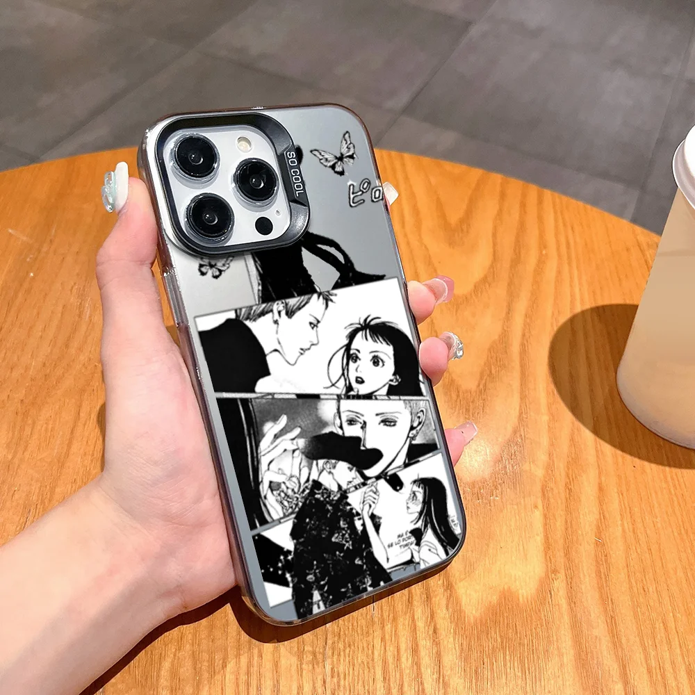 Love anime P-Paradise K-Kiss  phone case FUNDA for iPhone 12 11 13 14 15 16 17Max Pro Plus Mini Electroplated Silver lMDaser #2