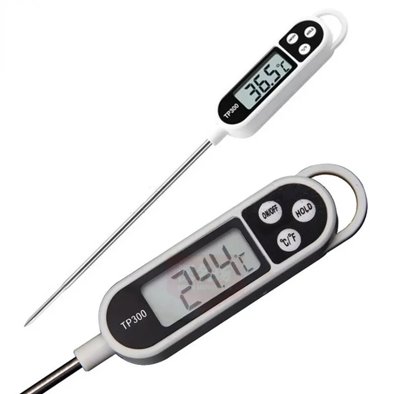 Digital Food Thermometer Kitchen Cooking BBQ Probe Electronic Oven Meat Water Milk Sensor Gauges Tools Measuring Thermometers