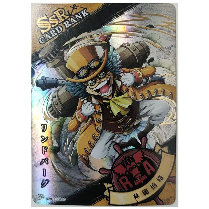 Anime ONE PIECE Rare Foil Stamping SSR Game Cards Luffy Rayleigh Zoro Kuzan Nami Toys for boys Collectible Card Birthday Present