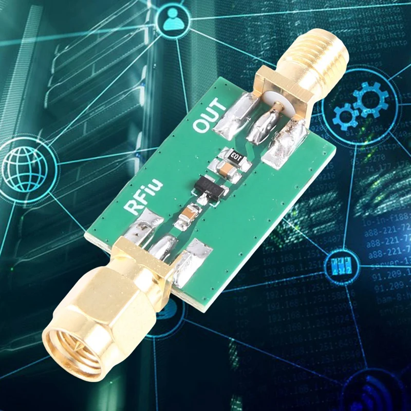 وحدة كاشف الترددات اللاسلكية PCB وحدة كاشف الترددات اللاسلكية 0.1-3200Mhz متعددة الوظائف مريحة وحدة كاشف المرافق المحمولة