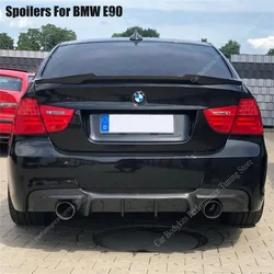 M4 Style Rear Spoiler For Bmw E90 3 Series xi xd 318i 320i 320d 325i 330i 330d Bodykits Rear Trunk Tail Wing Lid 2005-2012 Mod