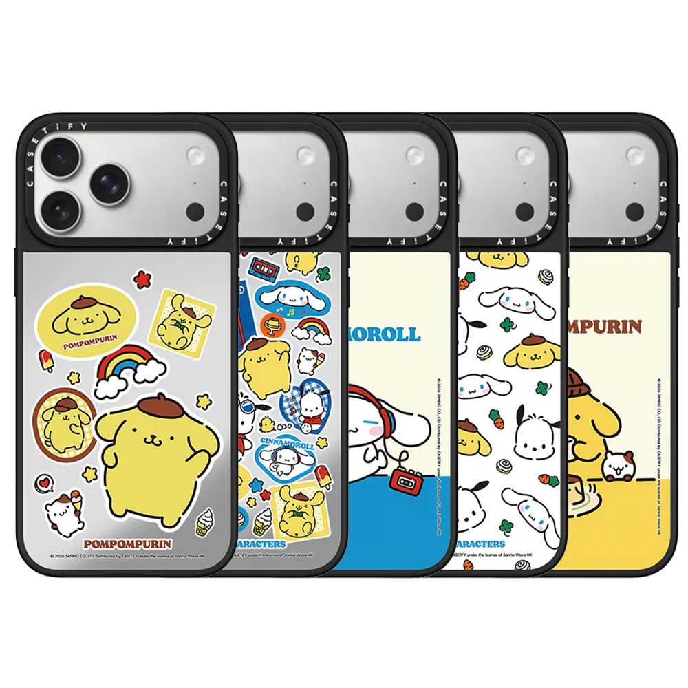 

CASETiFY Co-brand Sanrio Cute Puppy Squad Series Phone Case for IPhone Air 13 15 14 16 17 Pro Max Plus Magnetic Protective Cover