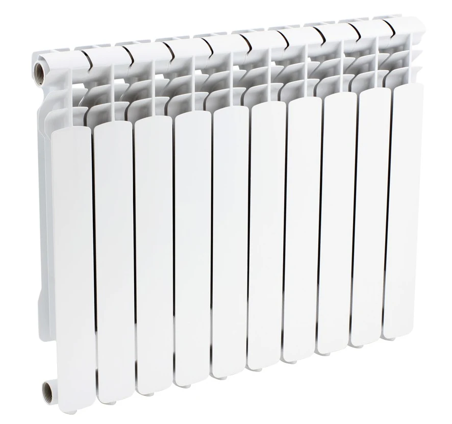 10-Faser-Set, Aluminium-Heizung, weißer Power 70-Heizkörper