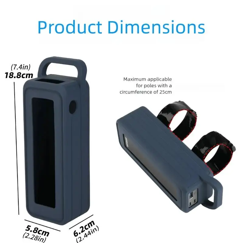 غطاء غطاء من السيليكون خفيف الوزن 31BA، مقبض مريح لطاقة الهاتف المحمول 27650 مللي أمبير في الساعة