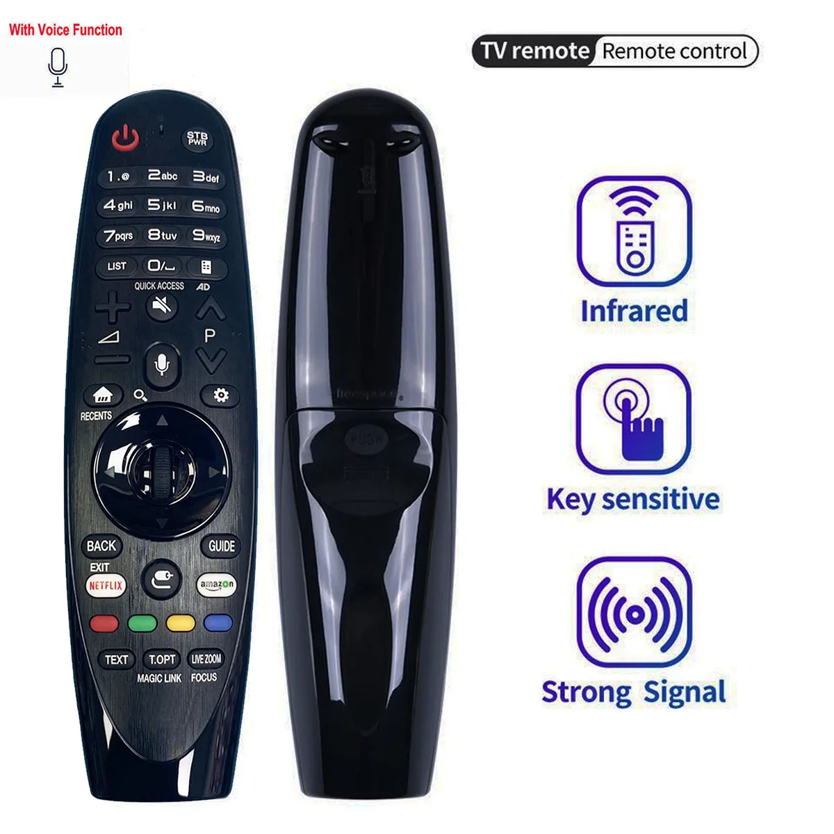 AN-MR650A New Magic Voice TV Remote Control for L  Smart LED TV Remote Control with Voice Cursor Function Fit UJ SJ Series TV