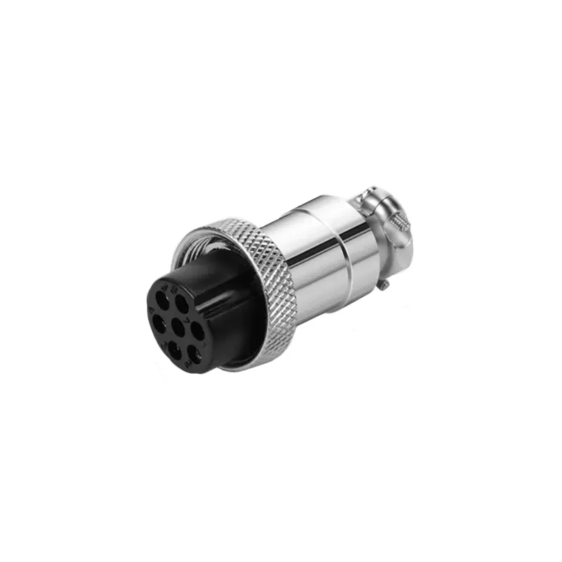 Connector GX16 small metal aviation socket 2/3/4/5/6/7pin electric cable terminal fixed type and butt mobile type Female&male