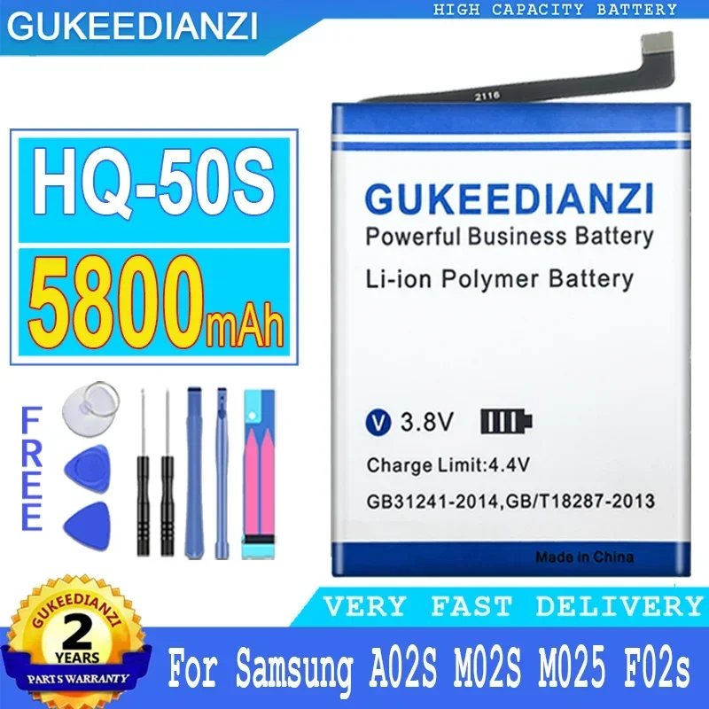 HQ-50SD (A03S) HQ-50S (A02S) 5800mAh baterías de teléfonos móviles para Samsung Galaxy A03 A03S/para Samsung A02S M02S M025 F02s batería