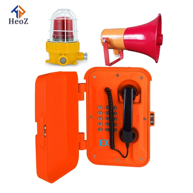 

Analog RJ11 Flameproof Telephone Fire Phone Explosion Proof Telephones ATEX Telephone For Mine Used