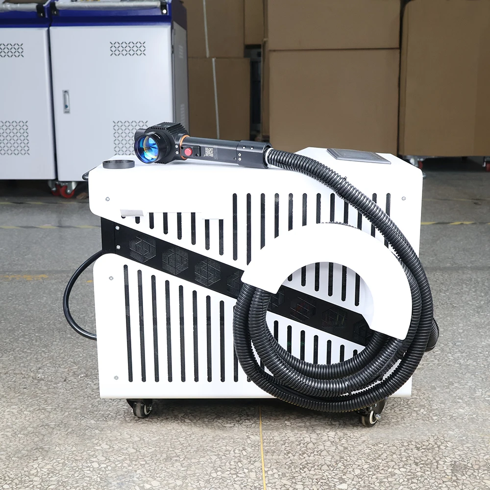 Macchina per la ruggine e la pulizia da 100 W Nessuna personalizzazione del supporto per l'inquinamento zero dei materiali di consumo