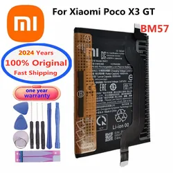 Xiao mi BM57 High Quality Original Battery For Xiaomi Poco X3 GT 5000mAh Mobile Phone Batteries Bateria + Tools +Tracking Number