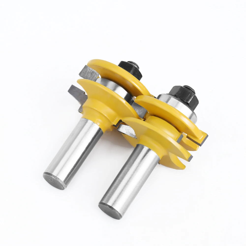 Imagem -02 - Lavie-shank Rail e Stile Tenon Router Grupo Porta Bevel Carpintaria Fresa para Ferramentas de Madeira Mc03143 Pcs 12 mm Pol