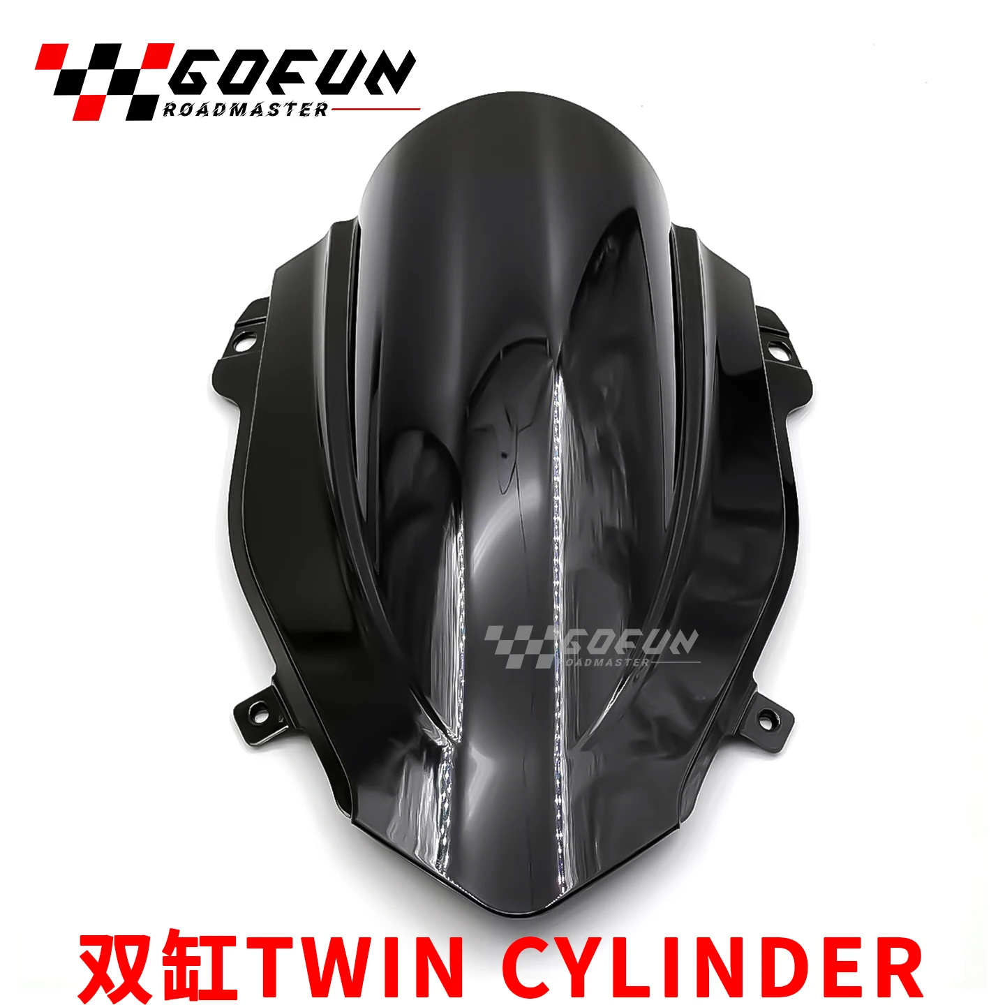 Motorcycle Windscreen Wind Deflectors Double Bubble Windshield Screen For QJMOTOR SRK250RS SRK25R SRK249R SRK300R SRK 250 300 RS