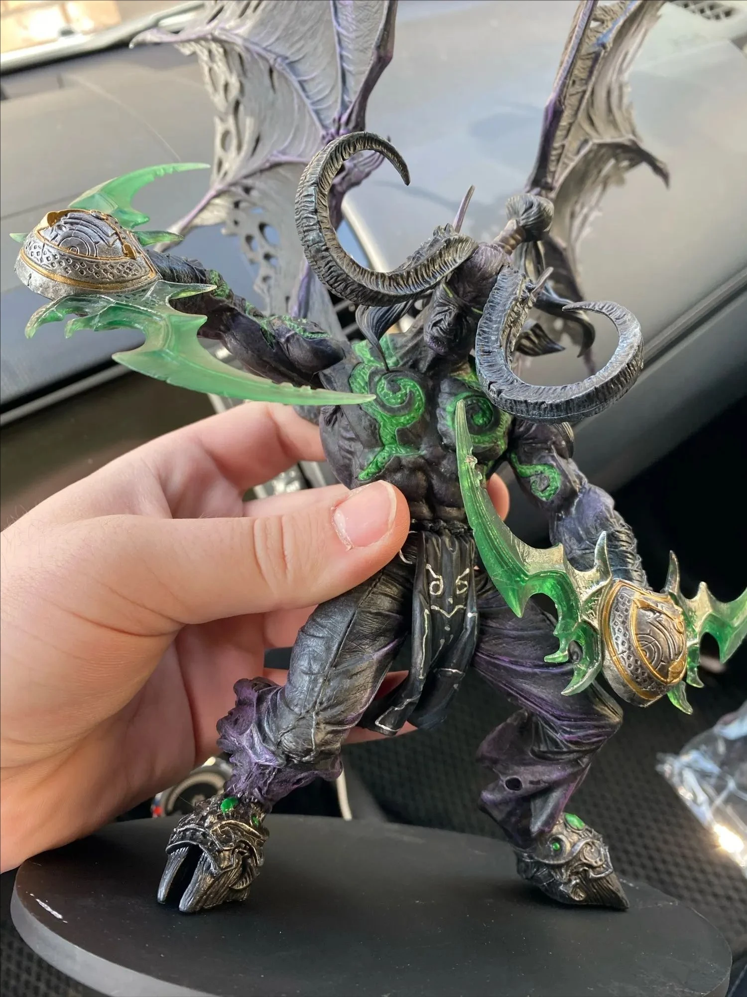 25 سنتيمتر تيار مستمر لعبة نجاح باهر شخصية شيطان هنتر illidan Stormrage عمل الشكل البلاستيكية تمثال تحصيل نموذج الاطفال دمى هدايا ديلوكس محاصر