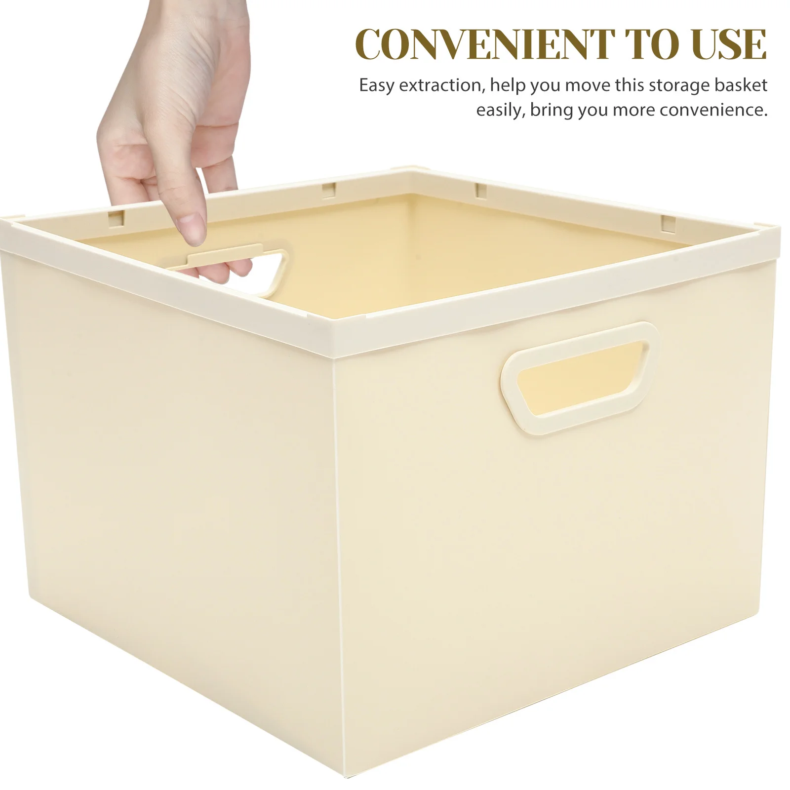 

Foldable Desktop Storage Box Multifunctional Tabletop Organizer With Handle, Collapsible Home Use Sundries Organizer For Books