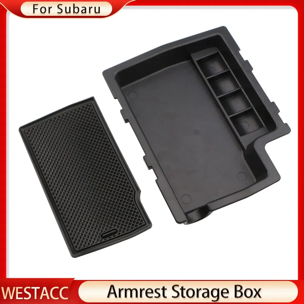 Car Armrest Storage Box for Subaru XV Crosstrek 2012 - 2017 Arm Rest Case Box Container Stowing Organizer Accessories