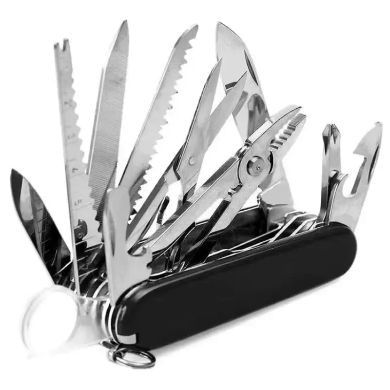 Multifuncional Folding Pocket Knife Facas de Sobrevivência Diferentes Funções Ferramentas Grupo 1pc