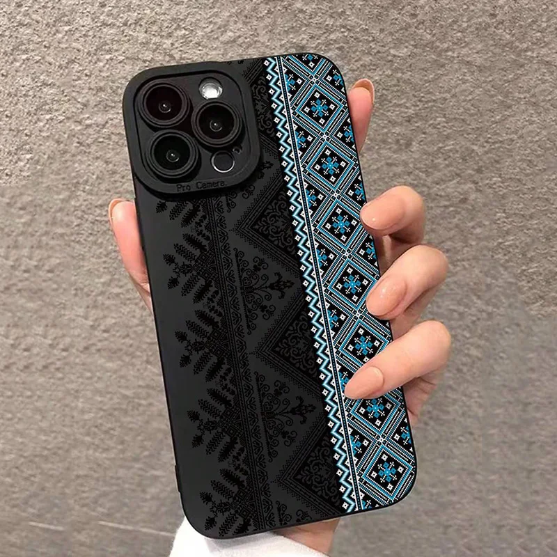 Vintage-Totem-Malerei Handyhülle für Samsung Galaxy A34 A53 S26 S25 Ultra S24 FE S23 Plus S22 S21 A56 A36 A26 A55 A35 A54 Cover
