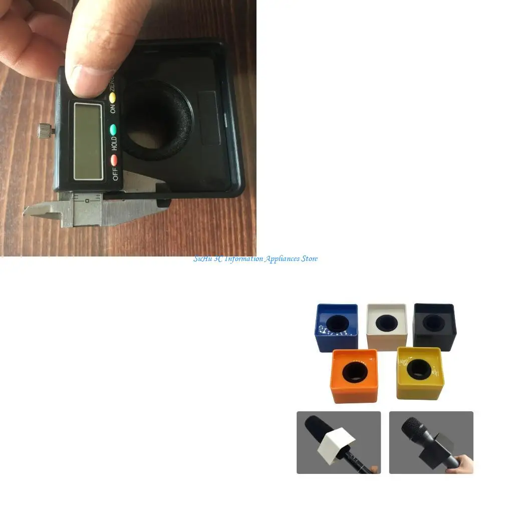 

Square Block Microphone Flag Station Nonslip ABS Base for Professional Recording