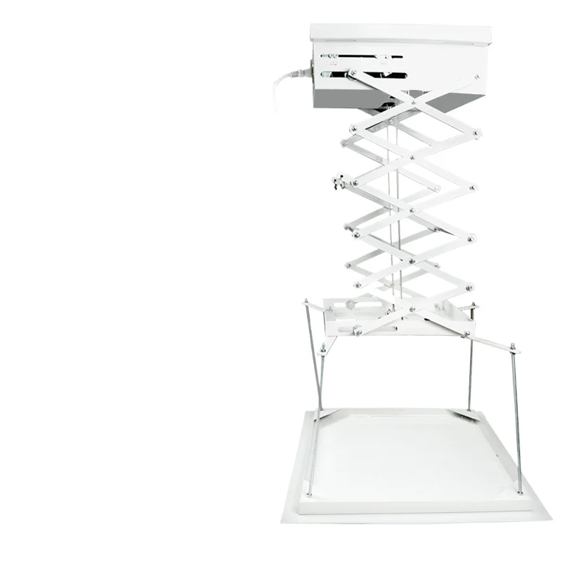 1 meter projector hidden electric hanger, cross-shear telescopic electric hanger, ceiling hanger
