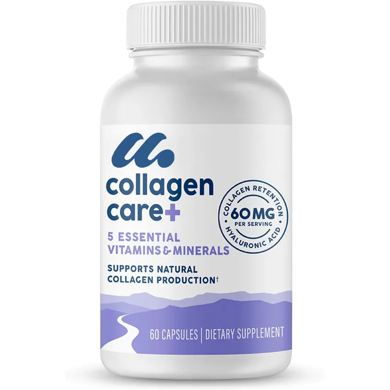 

Collagen Care+, 5 Vitamin Blend with Hyaluronic Acid and Boron That Supports Collagen for Men and Women, 60 Capsules