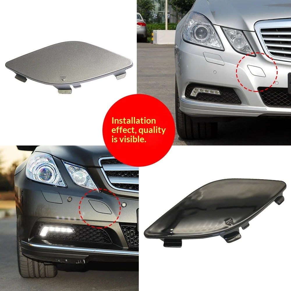 Suitable for 09-13 Mercedes Benz E-Class Front Bumper Trailer Cover W207 Front Bumper Traction Hook Cover 2078850123 5