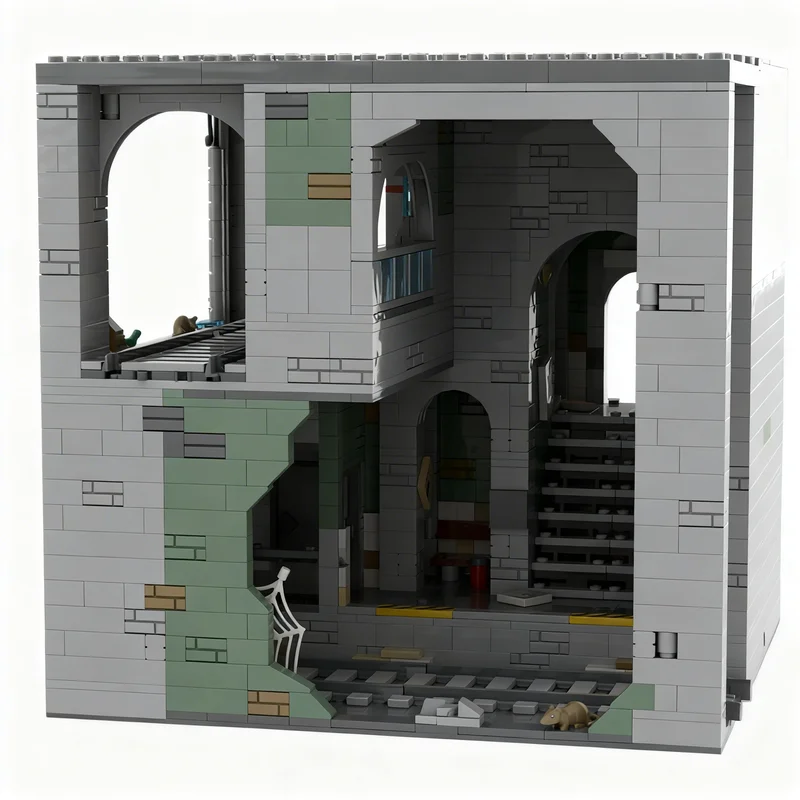 2735pcs MOC Modular Buildings New York Subway Extension Model Building Blocks Christmas Gift Display Collection Art Assemble