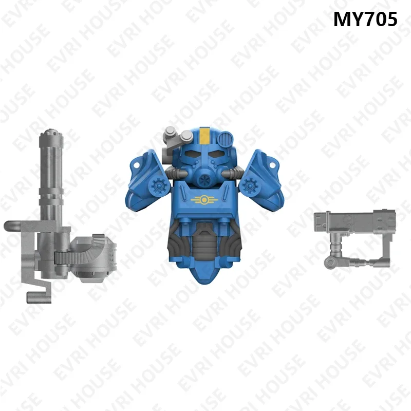 T60 Mini Action Figures Bricks Games Assembly Building Blocks Accessory Toys for Children MY701-705